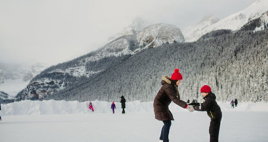 Ice skating at Lake Louise. Photo: Banff Lake Louise Tourism Ice skating at Lake Louise. Photo: Banff Lake Louise Tourism - image 0